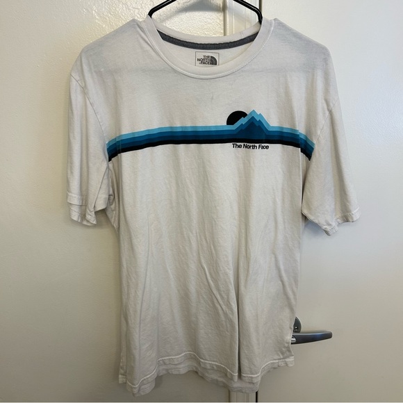 The North Face White and Blue Men's Shirt - Picture 1 of 5